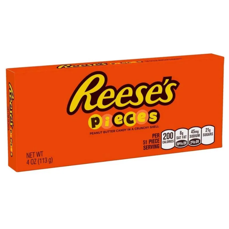 Reese's Pieces Peanut Butter Crunchy Shell Box