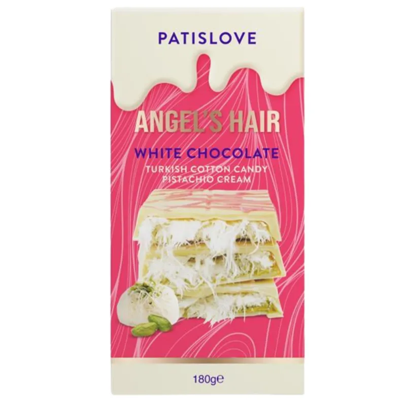 Patislove White Chocolate Dubai Chocolate Angel's Hair Big