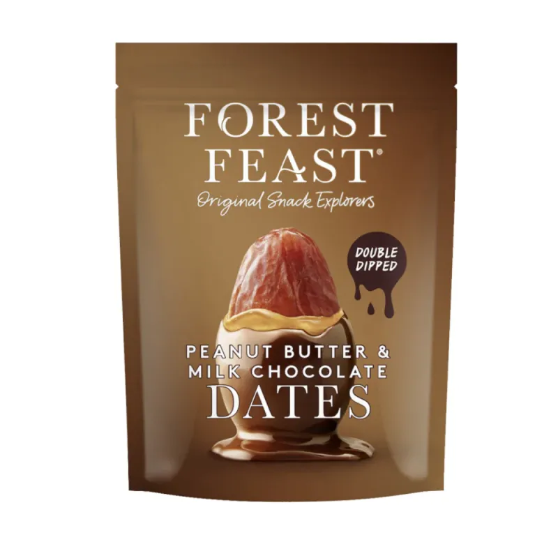 Forest Feast Milk Chocolate PeanutButter Dates