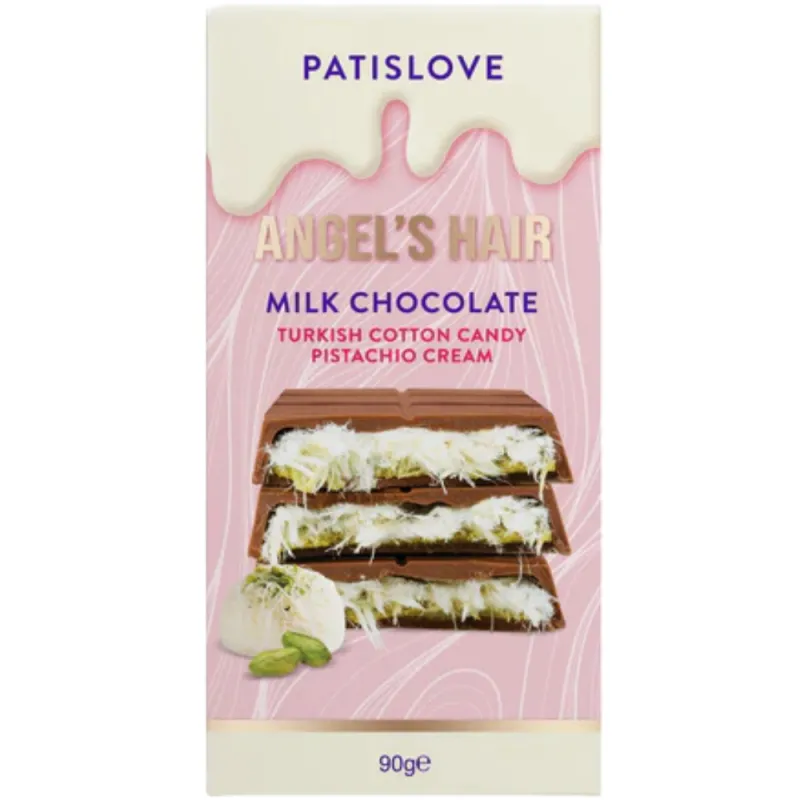 Patislove Milk Chocolate Dubai Chocolate Angel's Hair