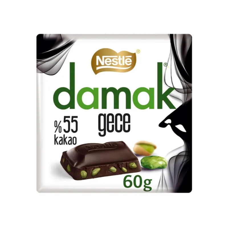 Nestle Damak Gece Dark Chocolate & Pistachio