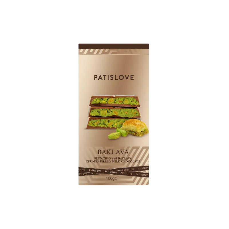 Patislove Dubai Milk Chocolate Pistachio & Baklava