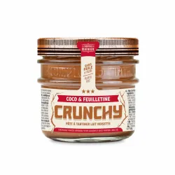 Crunchy Lait Noisette Coco et Feuilletine - Pâte à Tartiner - 250g