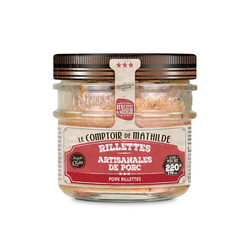 Rillettes Artisanales de Porc - 220g