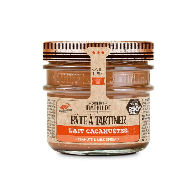 Lait Cacahuètes - Pâte à Tartiner - 250g