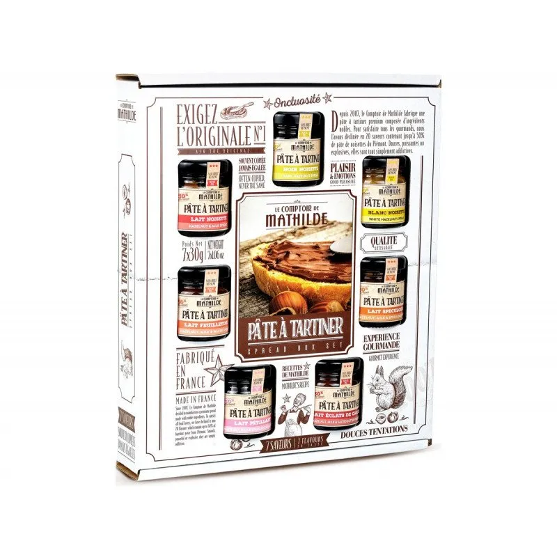 Coffret Semainier - Pâtes à Tartiner - 7 x 30g