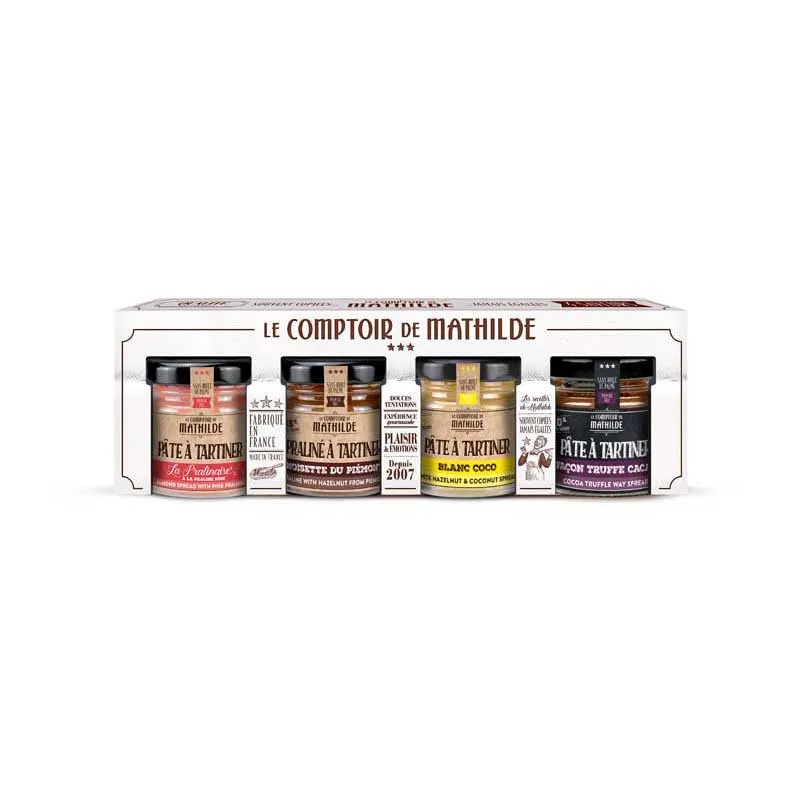 Coffret Mathildettes - Pâtes à Tartiner - 4 x 30g