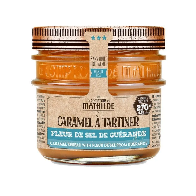 Caramel à Tartiner - Fleur de Sel de Guérande - 270g