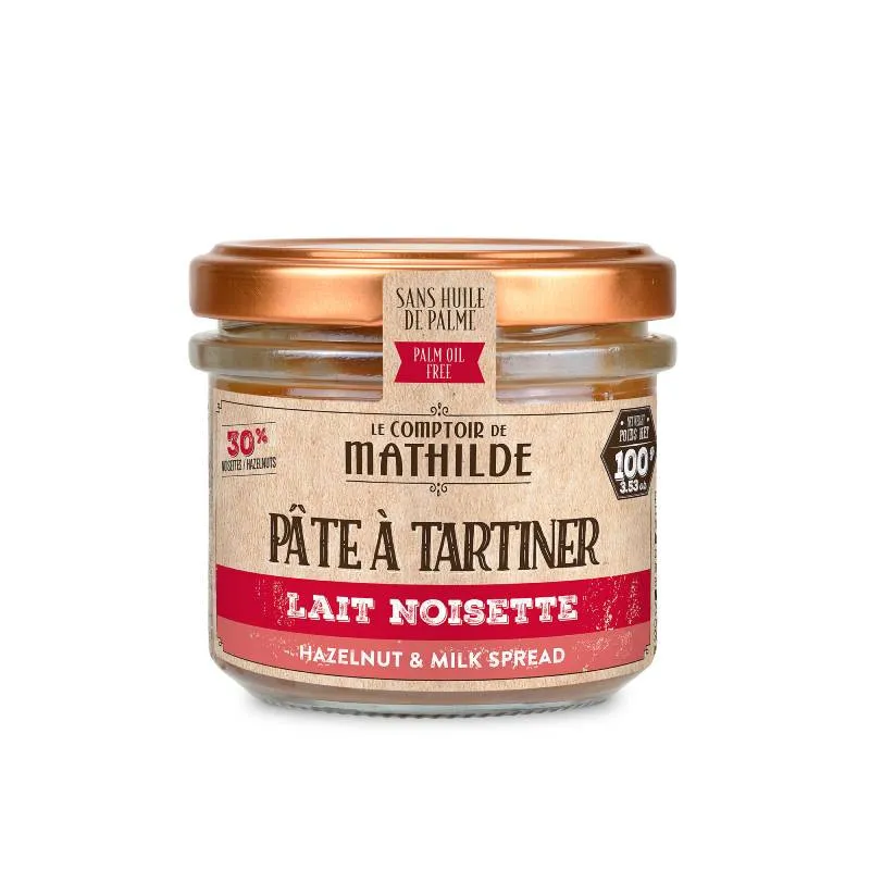 Lait Noisette - Pâte à tartiner - 100g