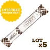 Lot 5 Bâtonnets SnackChoc Malakoff - 5x14g