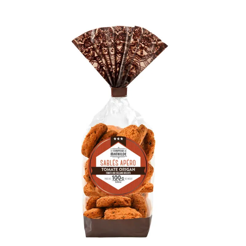 Sablés Apéro Tomate Origan - 100g