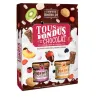 Coffret Kit Fondue Chocolats Lait et Blanc & Guimauves