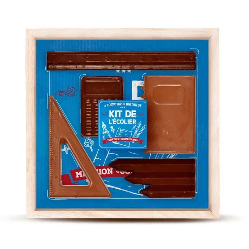 Kit de l'Écolier - Chocolats Noir et Lait - 175g