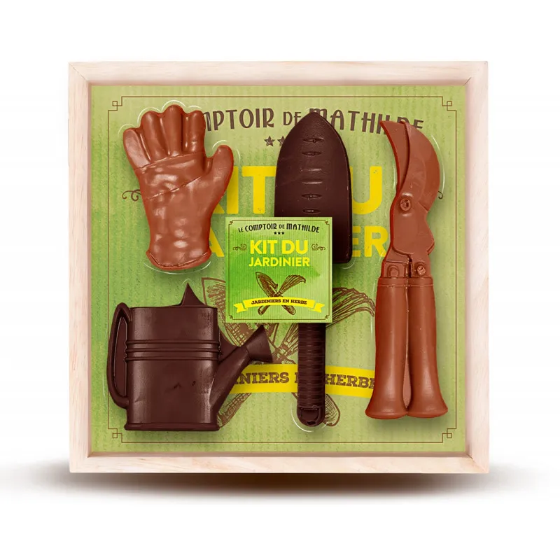 Kit du Jardinier - Chocolats Noir et Lait - 185g