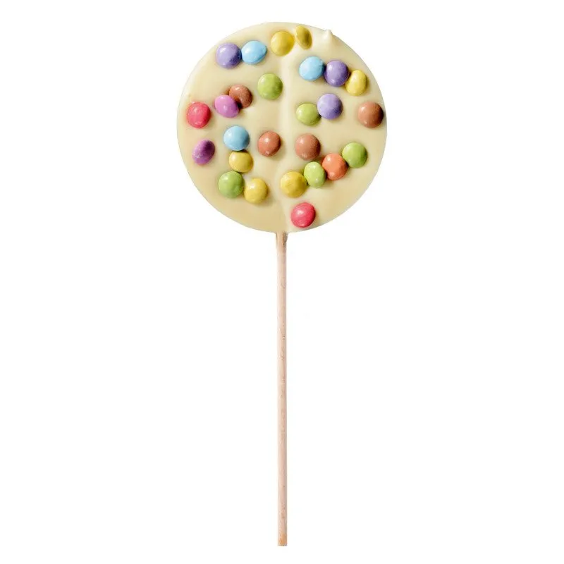 Sucette Chocolat Blanc Surprise Partie - 50g