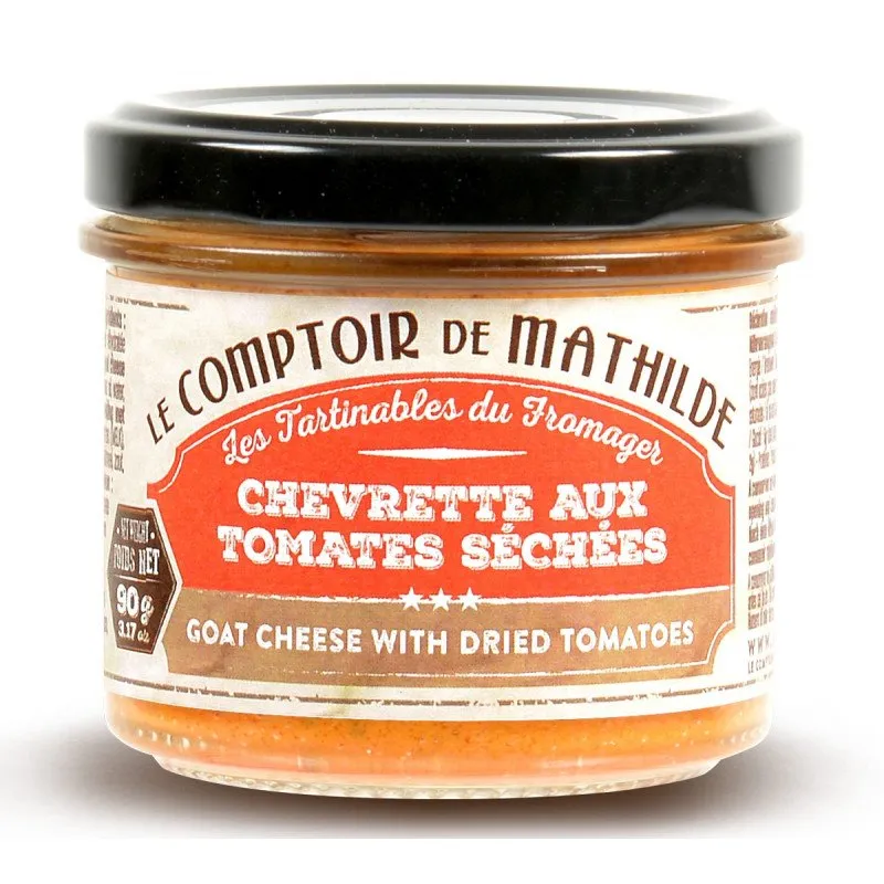 Chevrette aux Tomates Séchées - 90g