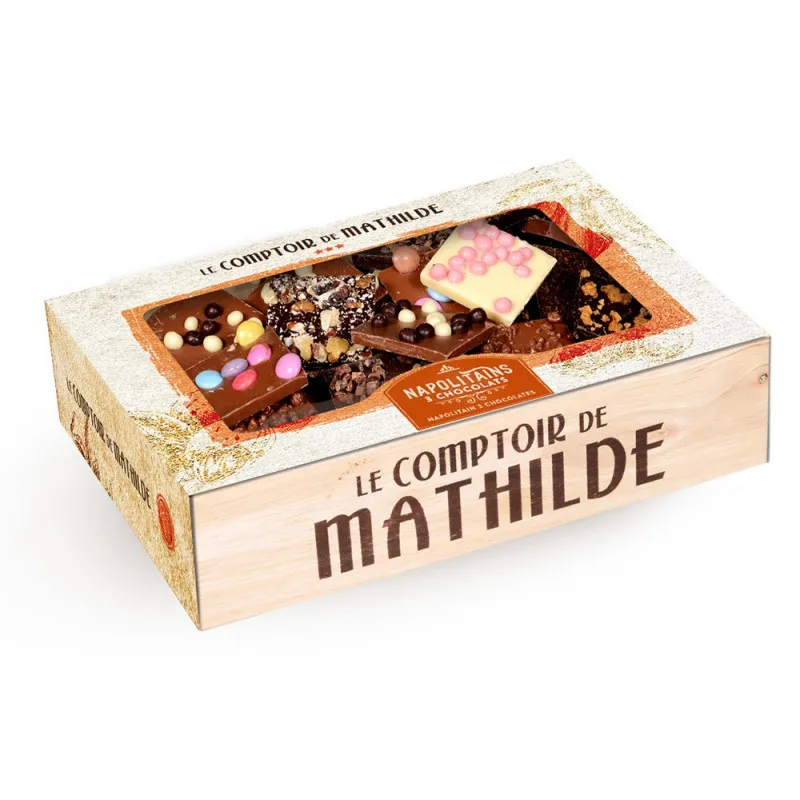 Coffret Napolitains 3 Chocolats - 300g