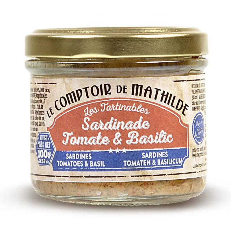 Sardinade Tomate & Basilic - 100g