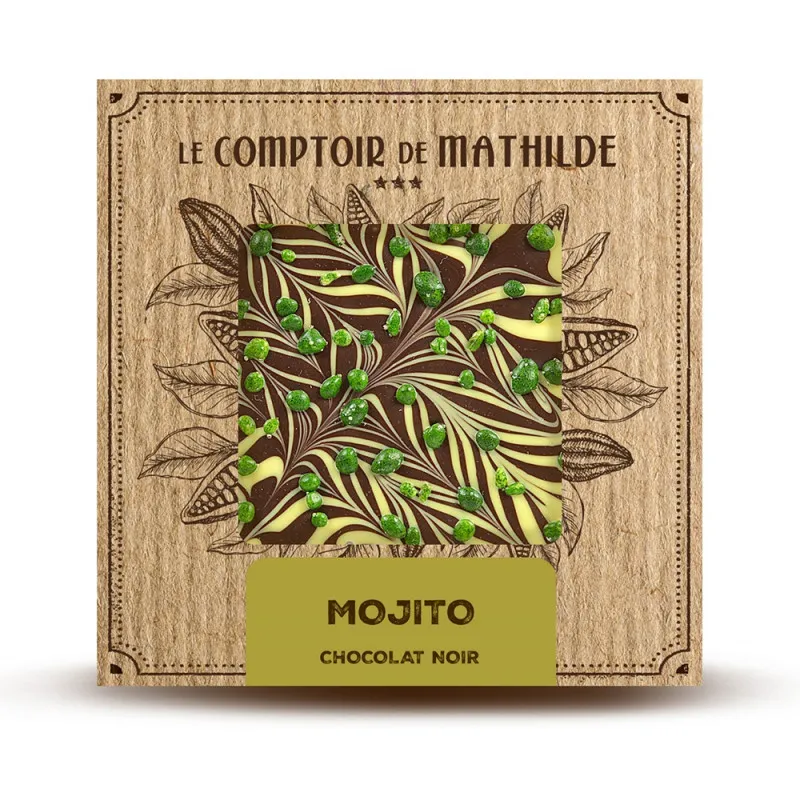 Façon Mojito - Tablette Chocolat Noir - 80g