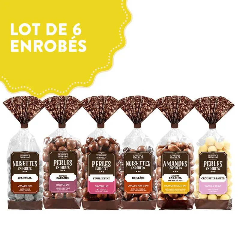 Lot de 6 Turbinés - Assortiments