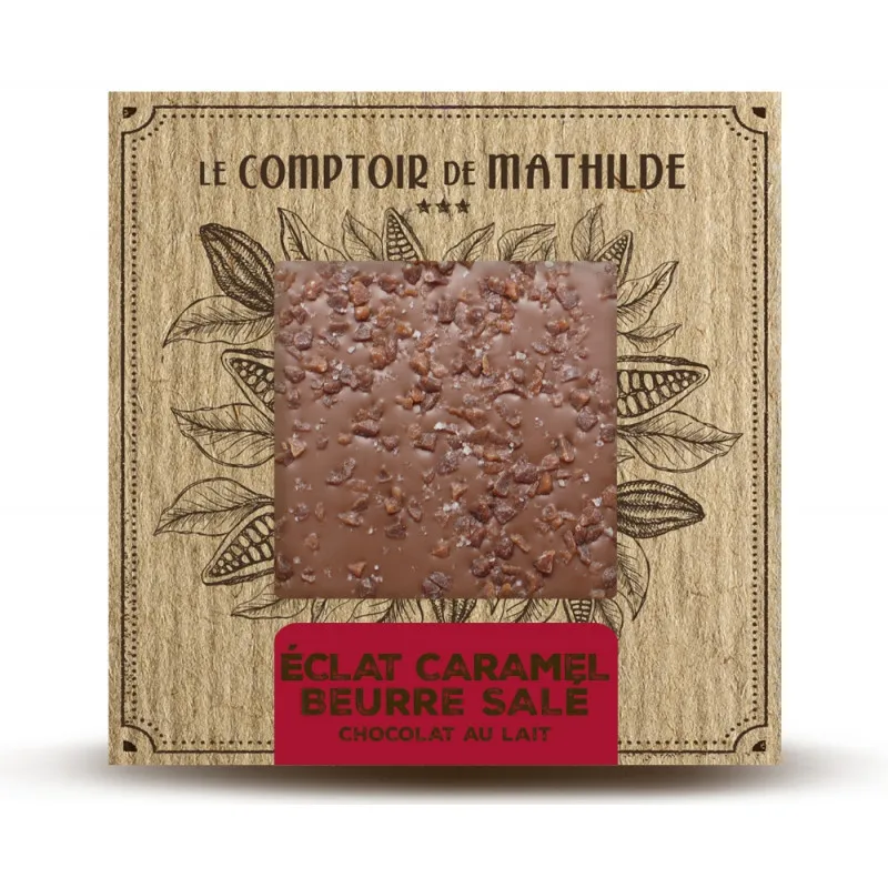 Éclat Caramel au Beurre Salé - Tablette Chocolat au Lait - 80g