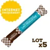 Lot 5 Bâtonnets SnackChoc Feuilletine - 5x14g