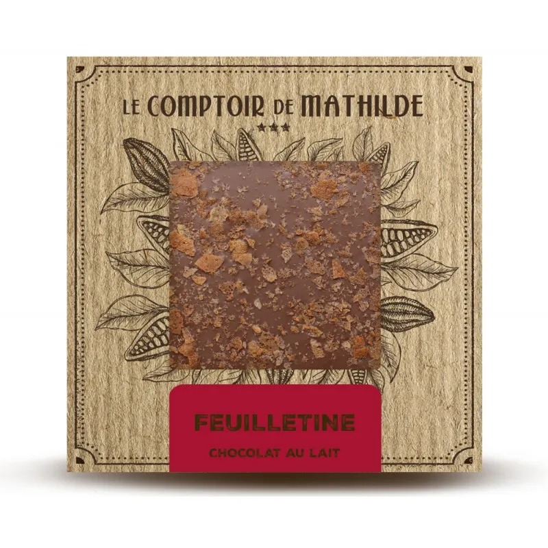 Feuilletine - Tablette Chocolat au Lait - 80g