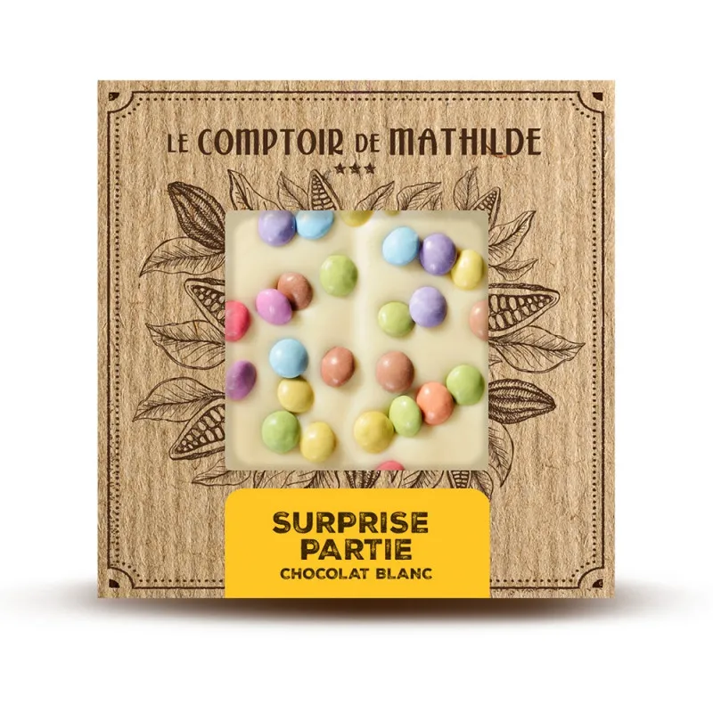 Surprise Partie - Tablette Chocolat Blanc - 80g