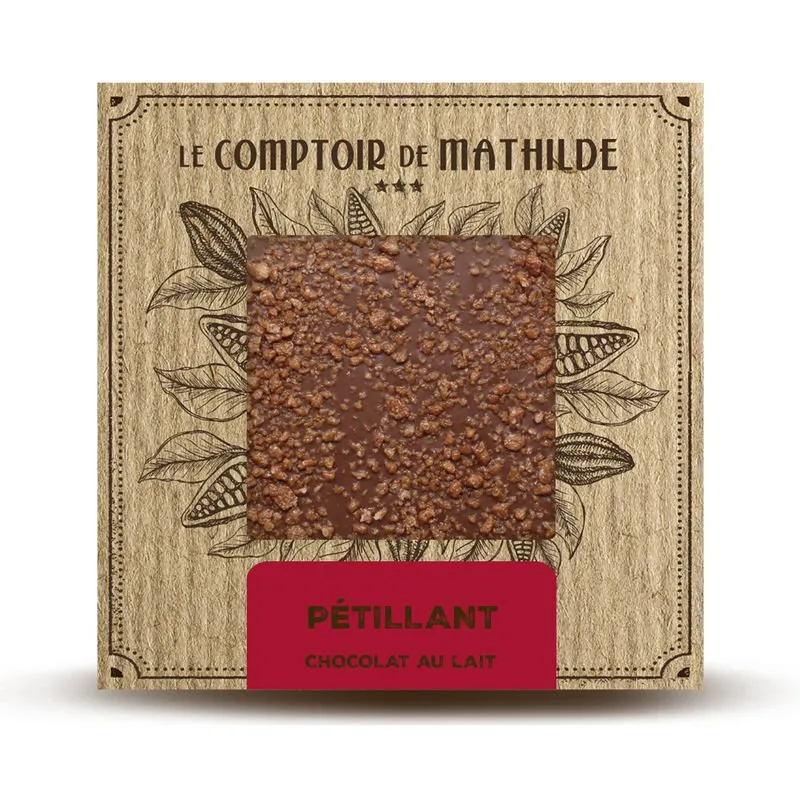 Pétillant - Tablette Chocolat au Lait - 80g