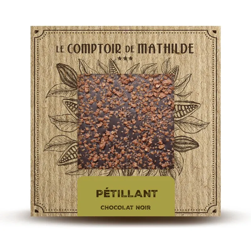 Pétillant -  Tablette Chocolat Noir - 80g