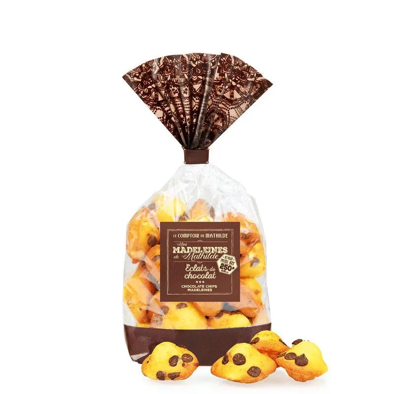 Mini Madeleines aux Pépites de Chocolat - 225g