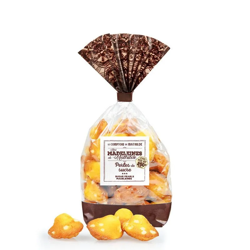 Mini Madeleines aux Perles de Sucre - 225g