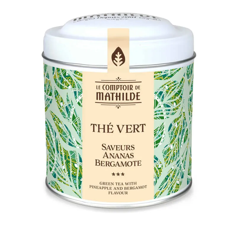 Thé Vert Saveurs Ananas Bergamote - 100g