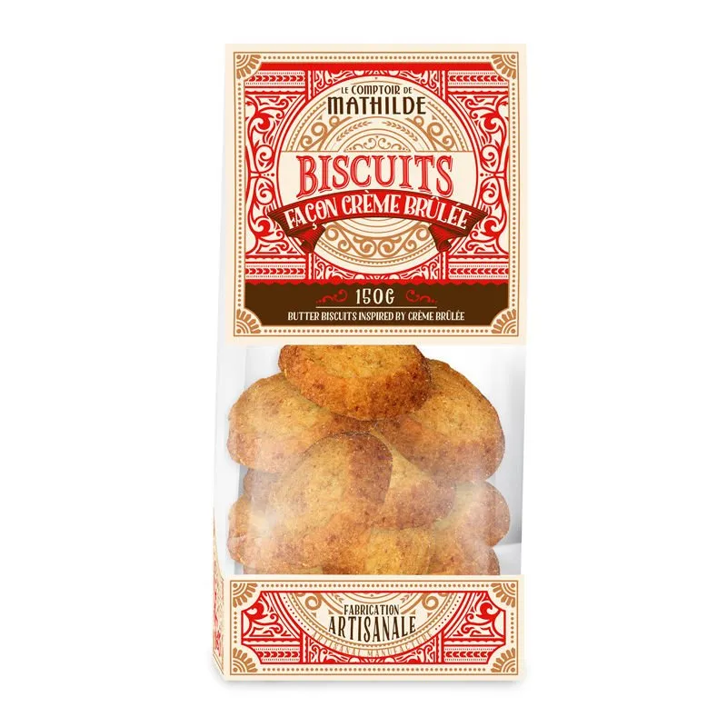 Biscuits Façon Crème Brûlée - 150g