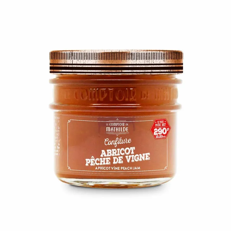 Abricot Pêche de Vigne - Confiture - 290g