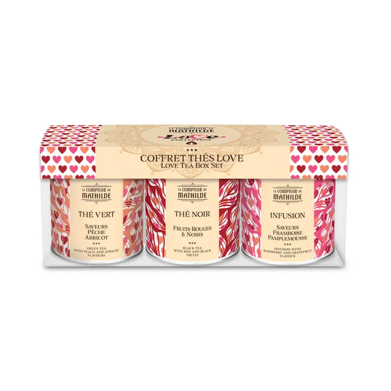 Coffret Thés Love - 3 x 25g