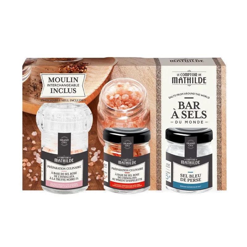 Coffret Bar à Sels du Monde