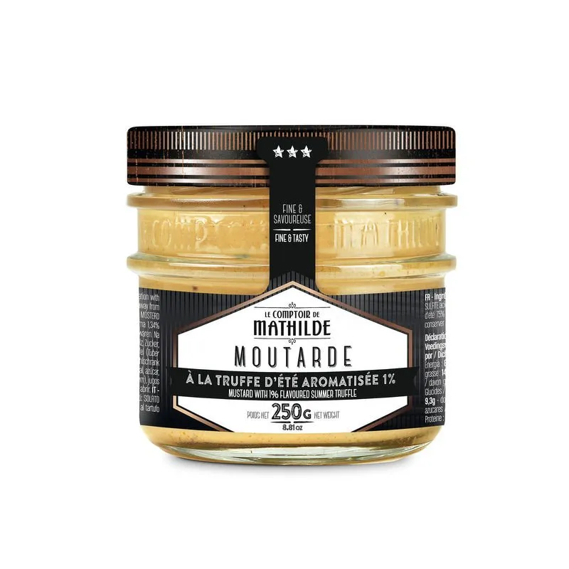 Moutarde à la Truffe d'Été Aromatisée 1% - 250g