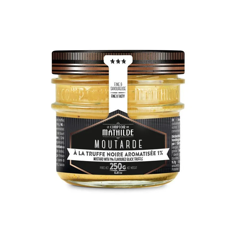 Moutarde à la Truffe Noire Aromatisée 1% - 250g
