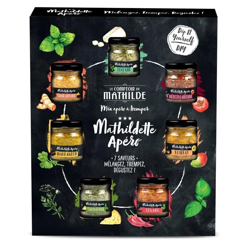 Coffret Mathildettes Apéro 7 Saveurs
