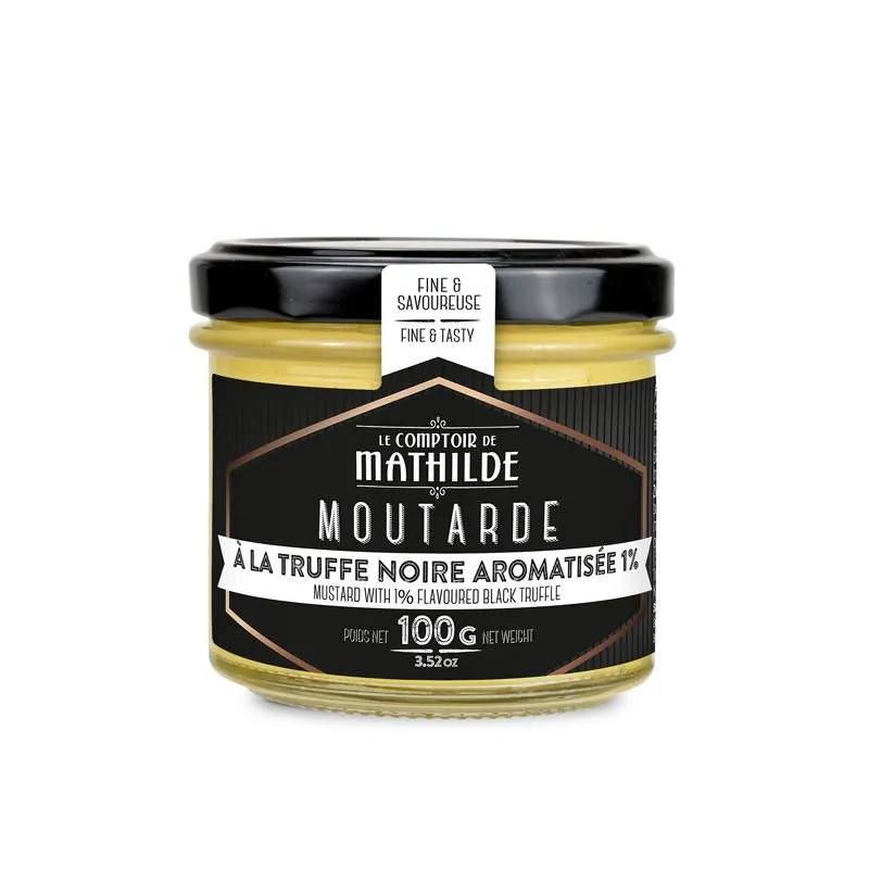 Moutarde à la Truffe Noire Aromatisée 1% - 100g