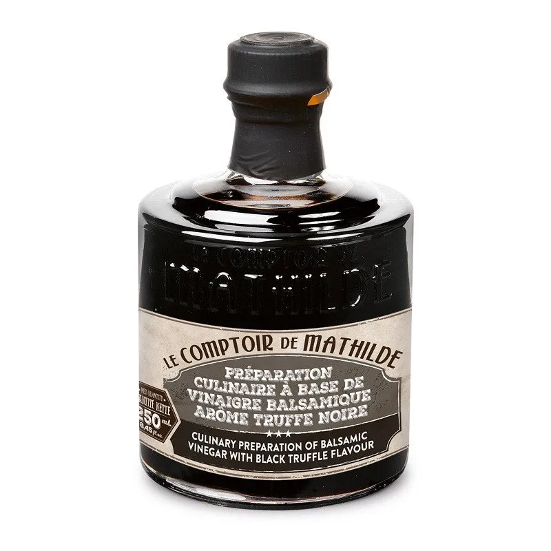 Préparation Culinaire Vinaigre Balsamique - Arôme Truffe Noire - 250 ml
