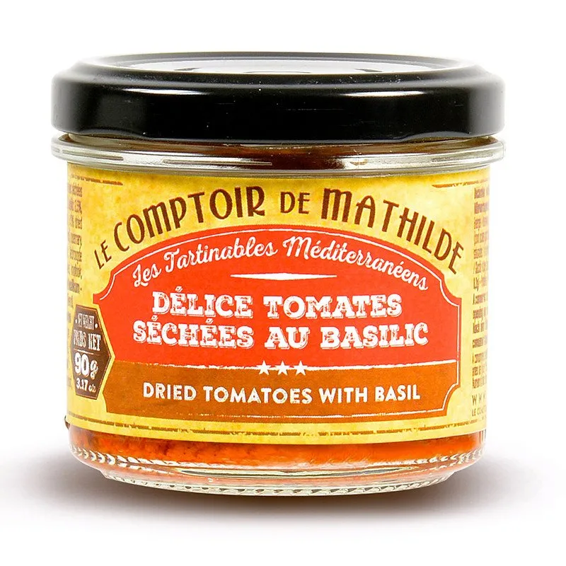 Délice de Tomates Séchées au Basilic - 90g