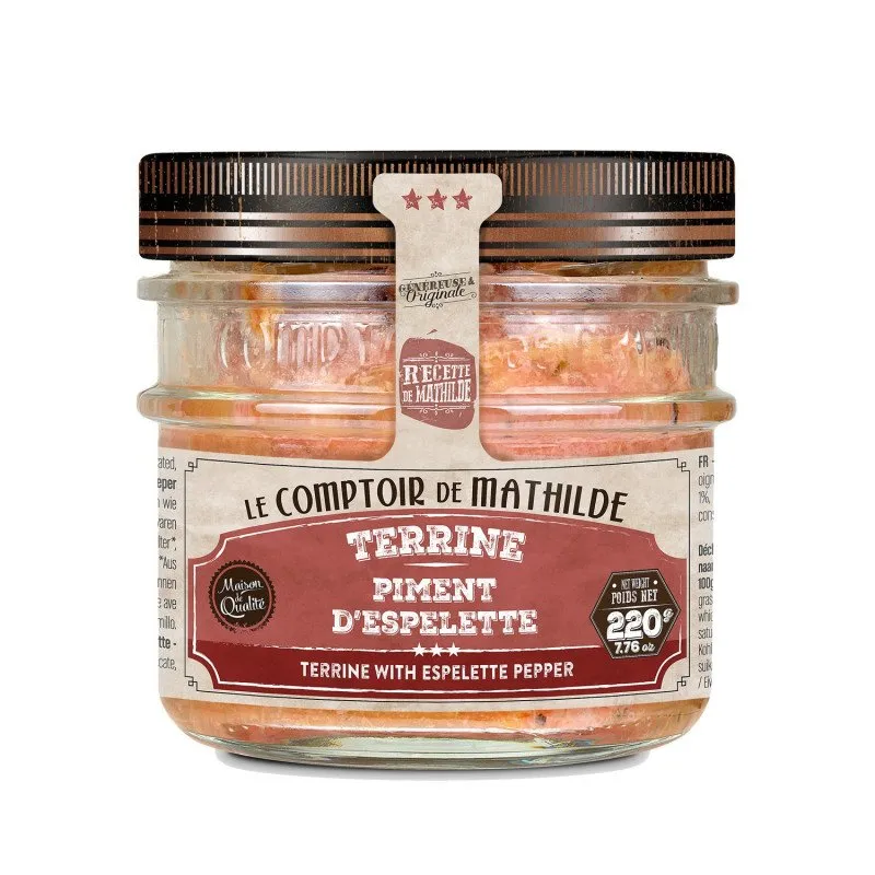 Terrine au Piment d'Espelette - 220g