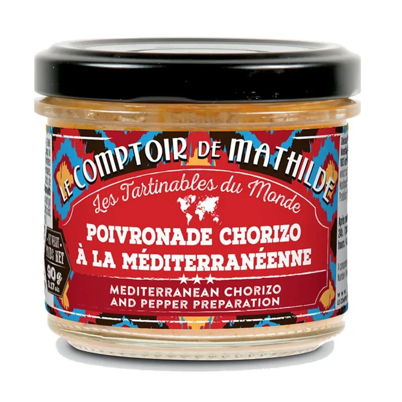 Poivronade Chorizo à la Méditerranéenne - 90g