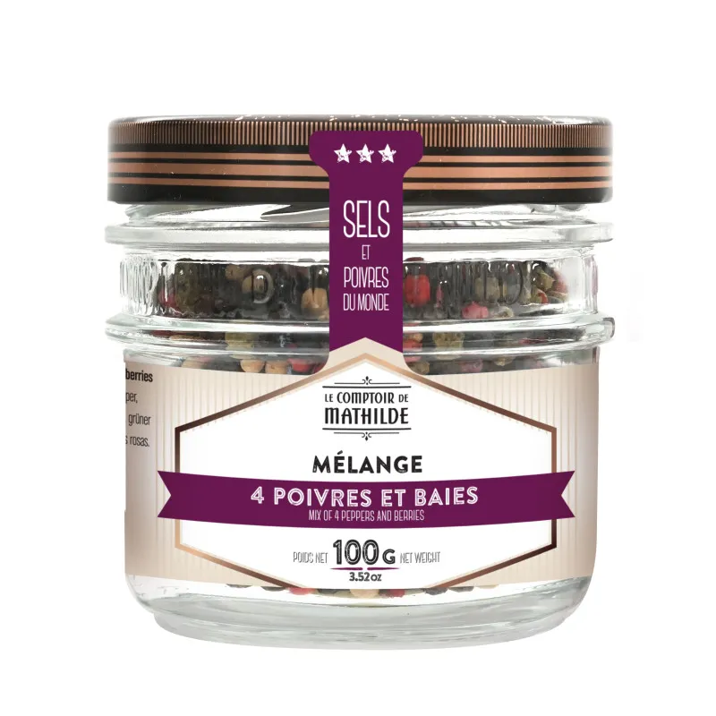 Mélange 4 Poivres et Baies - 100g