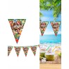 Guirlande à fanions Aloha Hawaï 3 m