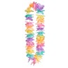 Collier de fleurs pastels Hawaï