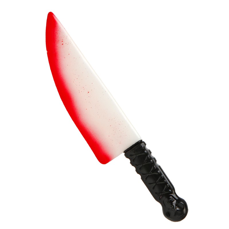 Couteau ensanglanté phosphorescent 41 cm