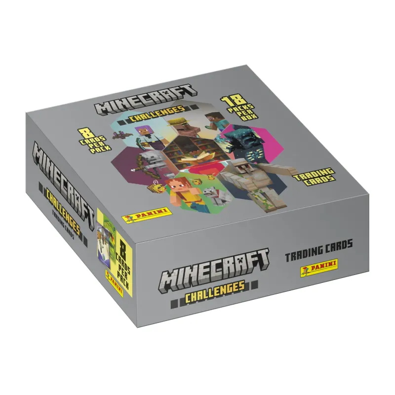 MINECRAFT - Panini Display 18 Pochette 8 Trading cards